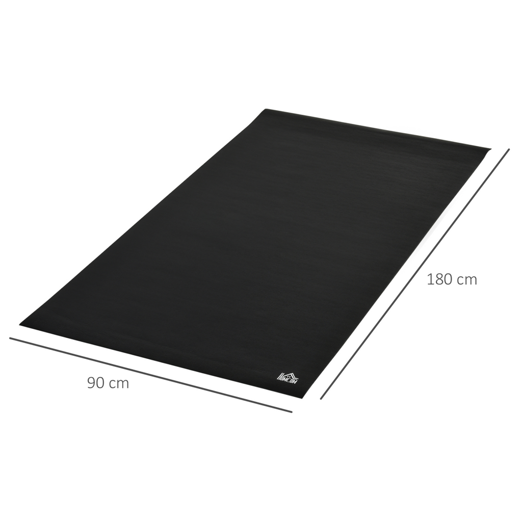 HOMCOM 6mm Thick Gym Equipment Mat Non-slip Floor Protector Mat 180 x 90 x 0.6cm