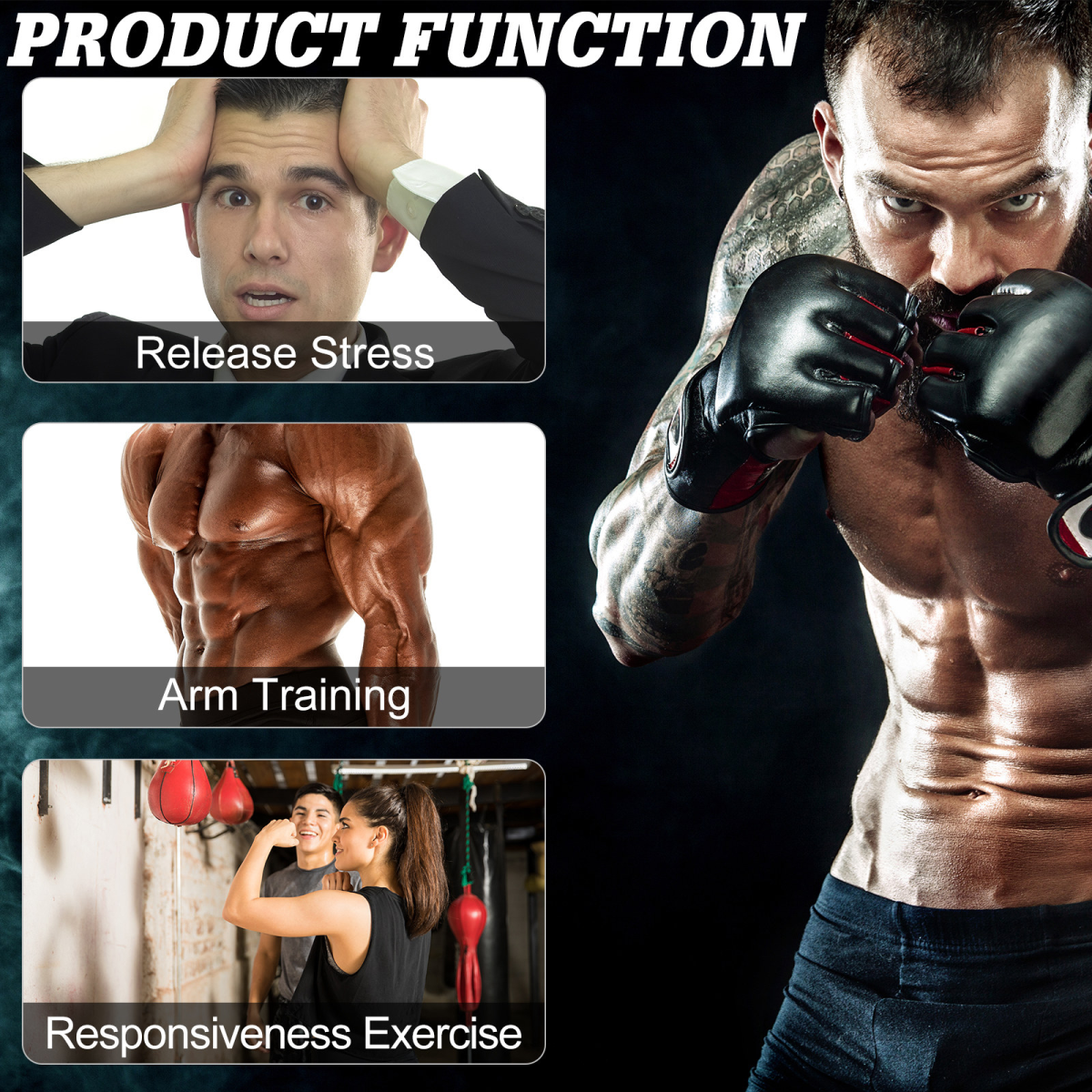 Speed Bag Platform Kit Wall-mounted Punching Ball Hanging Platform Set HOMCOM