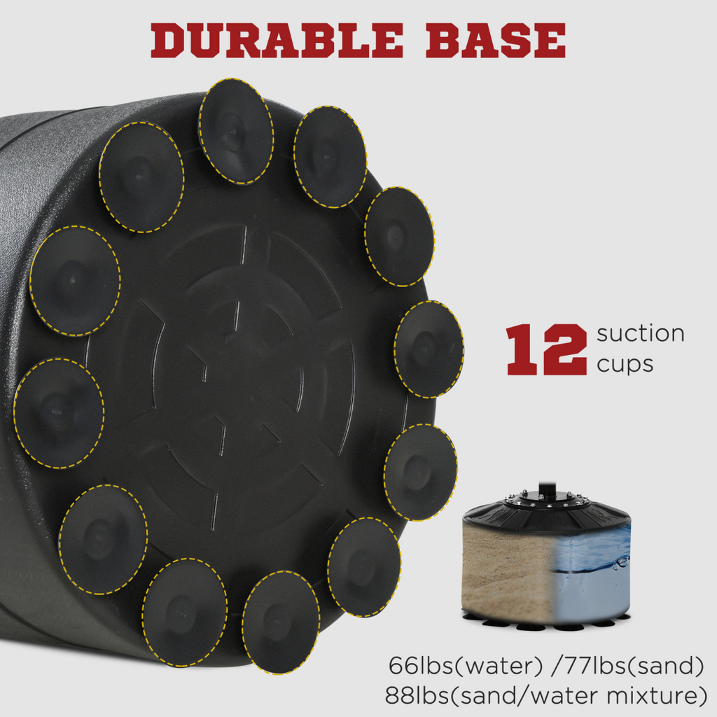 SPORTNOW Adjustable Speed Bag, Boxing Bag with Stand, Reflex Bar, Black