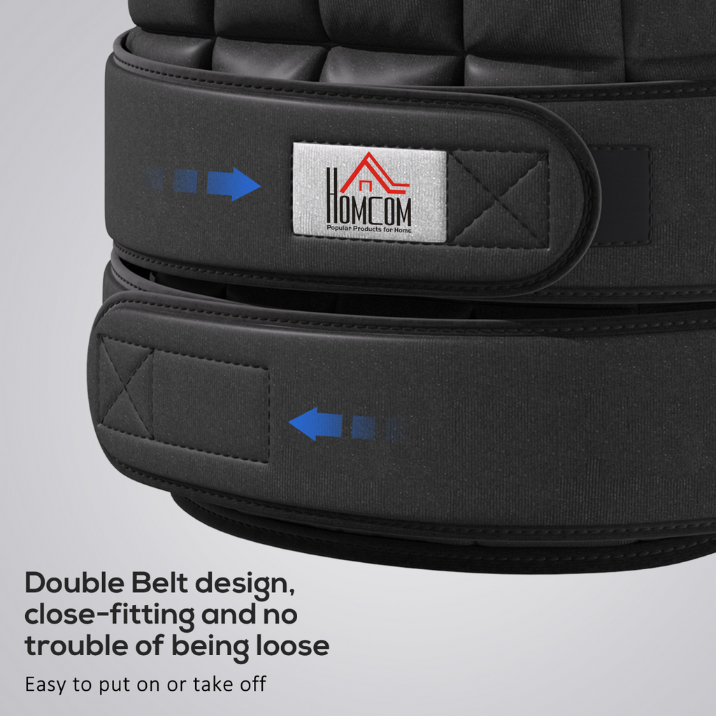 20KGS Adjustable Weight Vest Running Gym Training Weight Loss HOMCOM