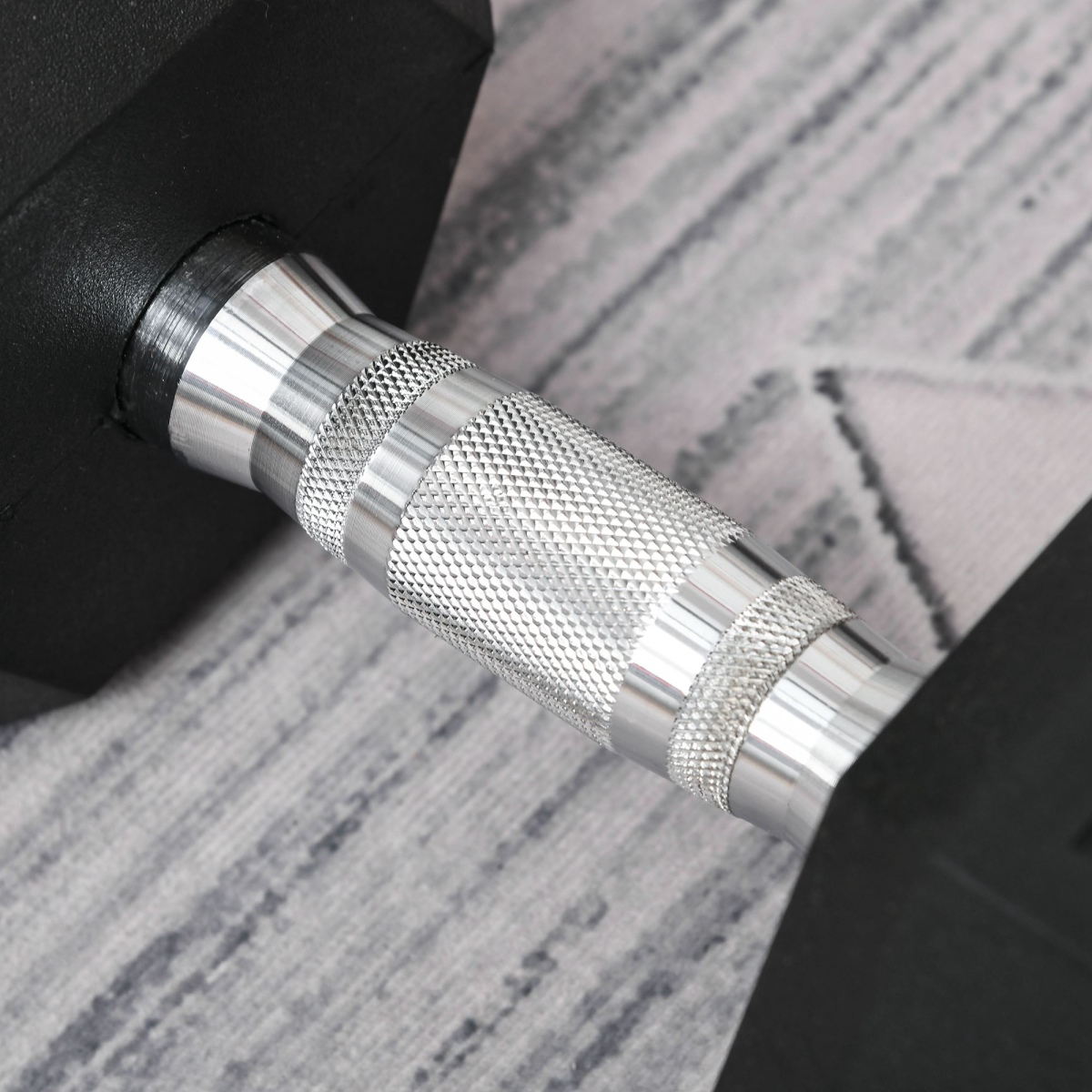 20KG Single Rubber Hex Dumbbell Portable Hand Weights Dumbbell Home Gym HOMCOM