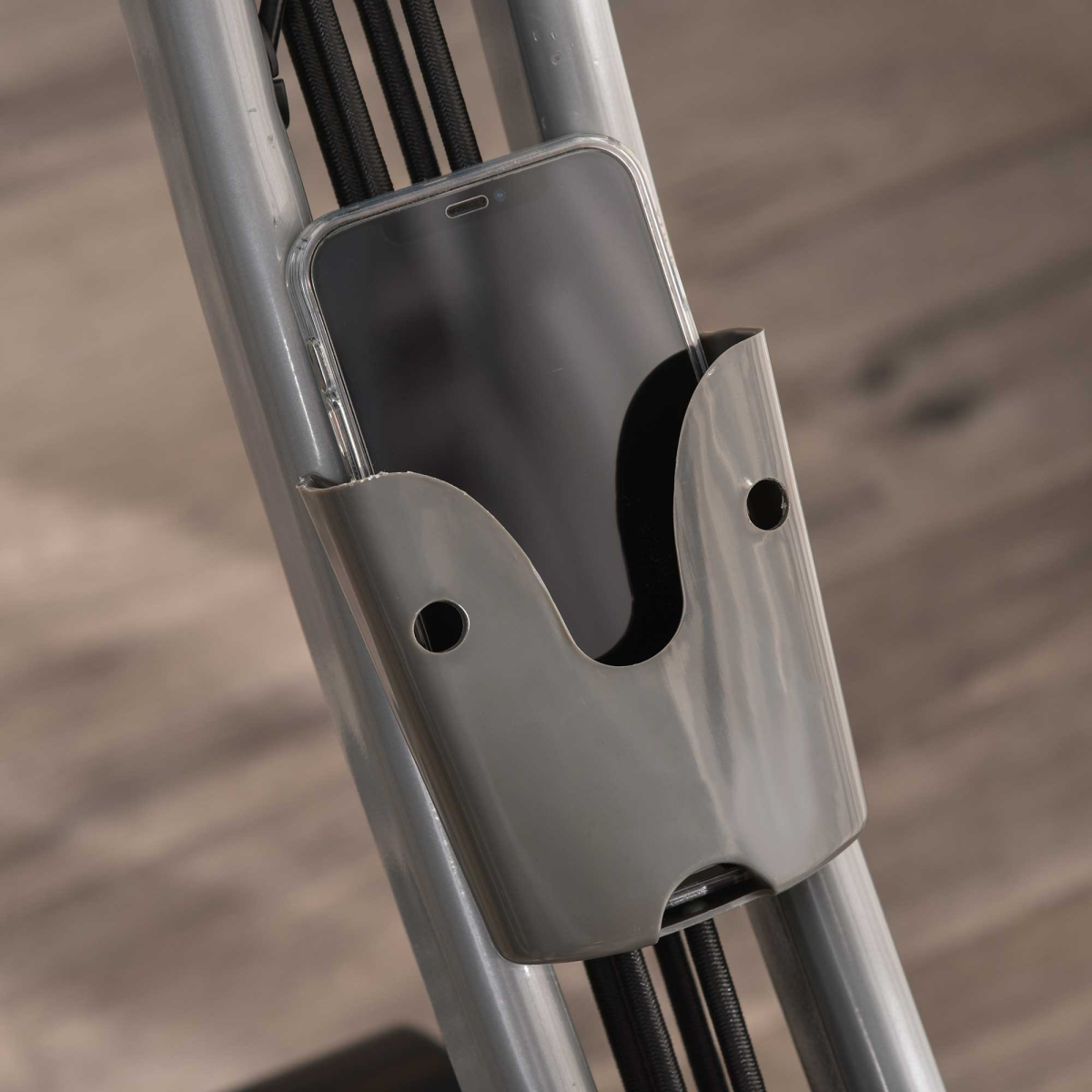 HOMCOM 2-In-1 Upright Exercise Bike 8-Level Adjustable with Pulse Sensor Grey