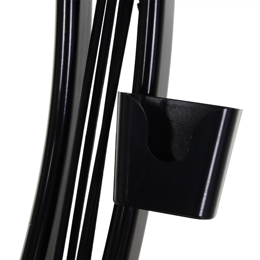 2-In-1 Upright Exercise Bike 8-Level Adjustable with Pulse Sensor Black HOMCOM