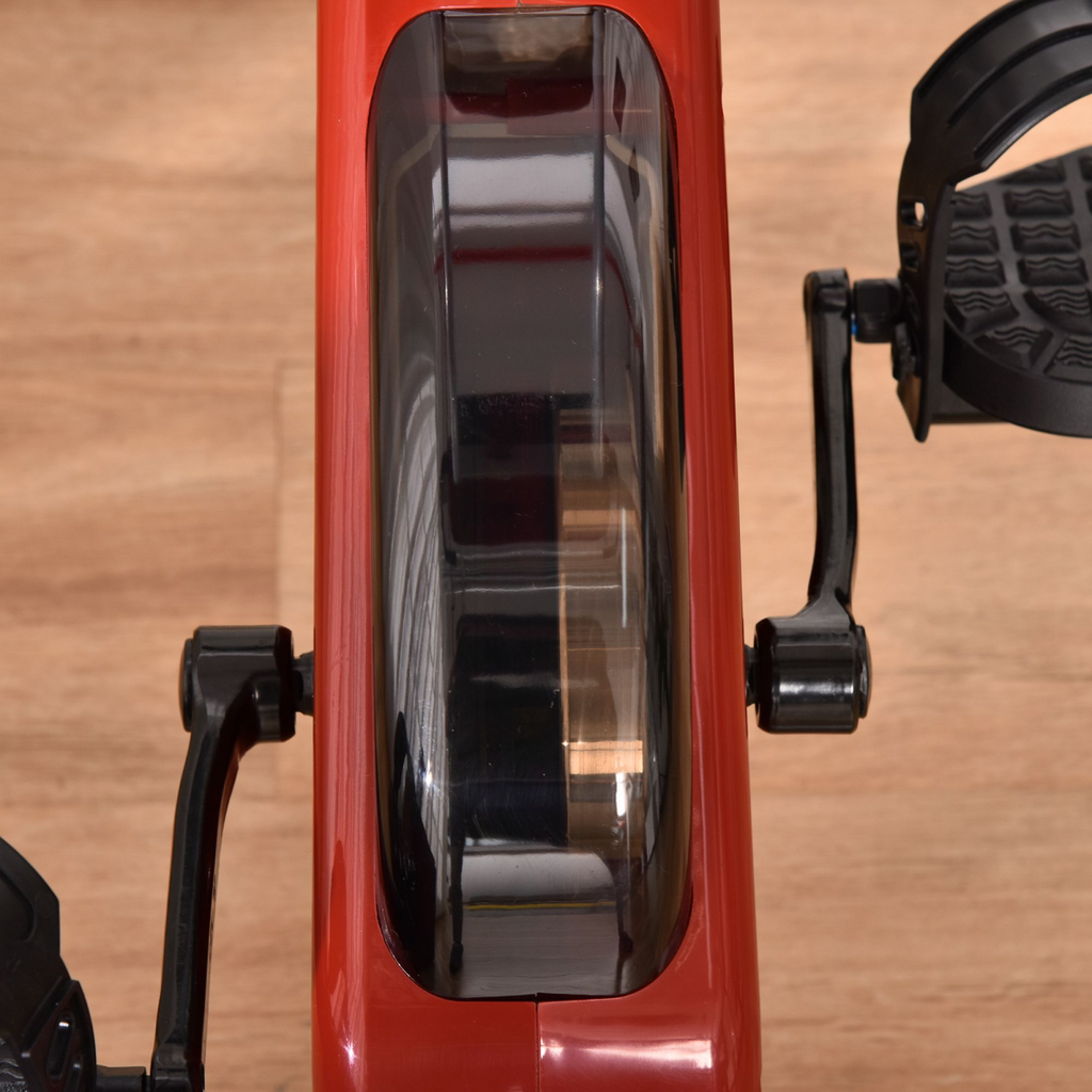 Magnetic Resistance Exercise Bike Foldable LCD Adjustable Seat Red HOMCOM