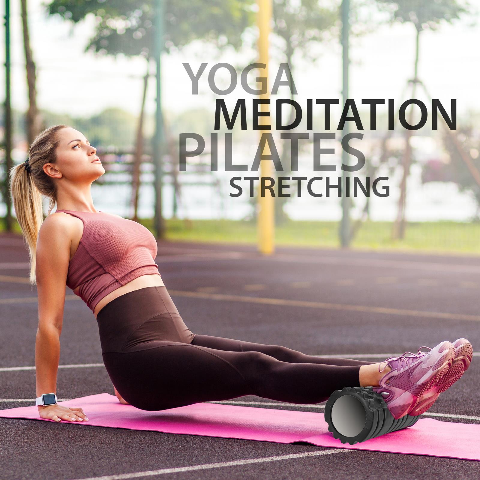 Yoga Foam Roller Black  AS-04045