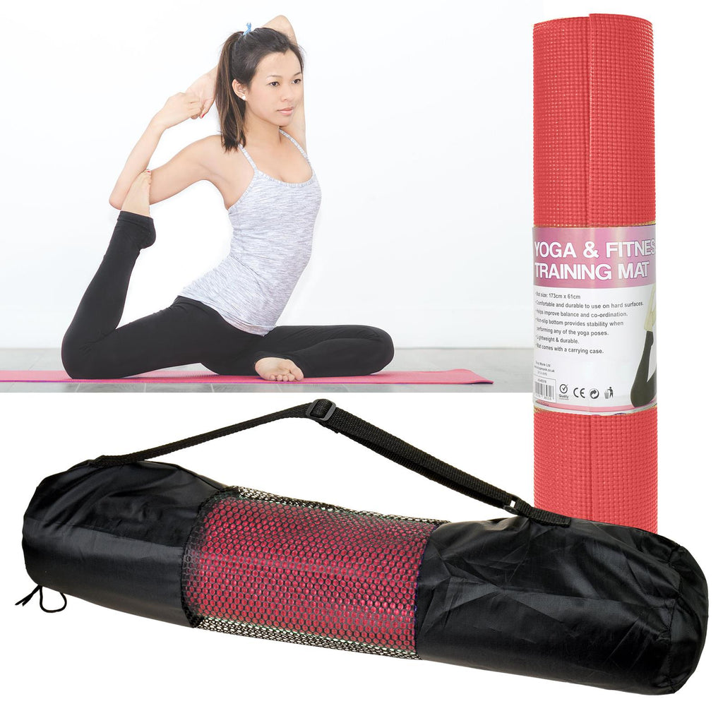 Yoga Mat PINK 3mm | AS-39753 YM-16 5060793240798 5055709839791