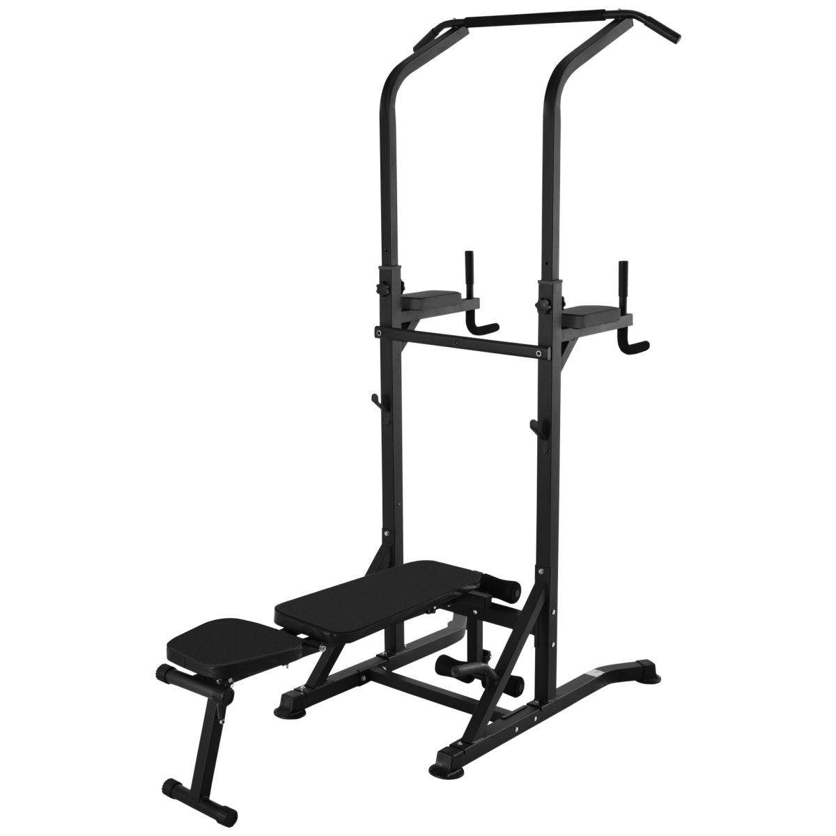 Adjustable Folded Dip Stands Multi-Function Pull-ups Sit-ups Fitness HOMCOM